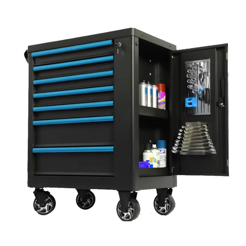 Durable Blue Iron Tool Cabinet - Workshop Tools Organizing recension och pris
