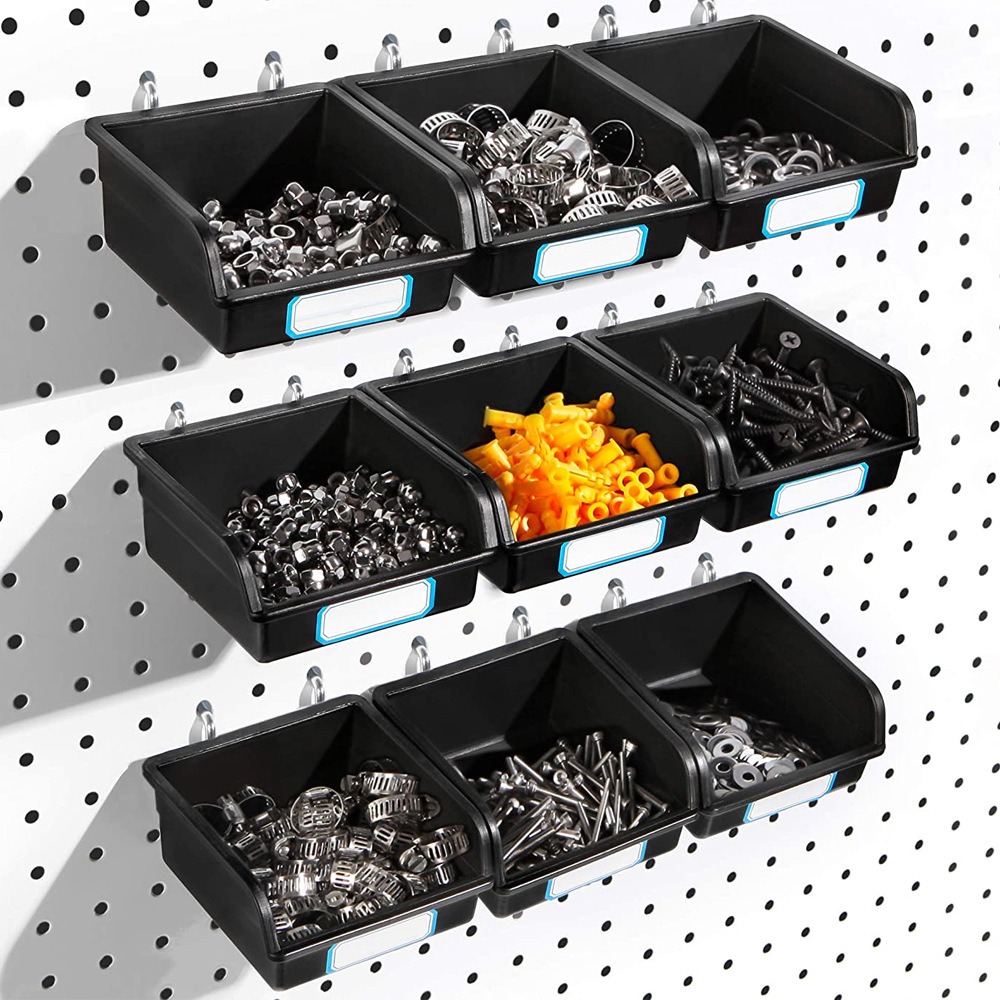 1/6 Sets Pegboard Bins with Ho - Workshop Tools Organizing recension och pris