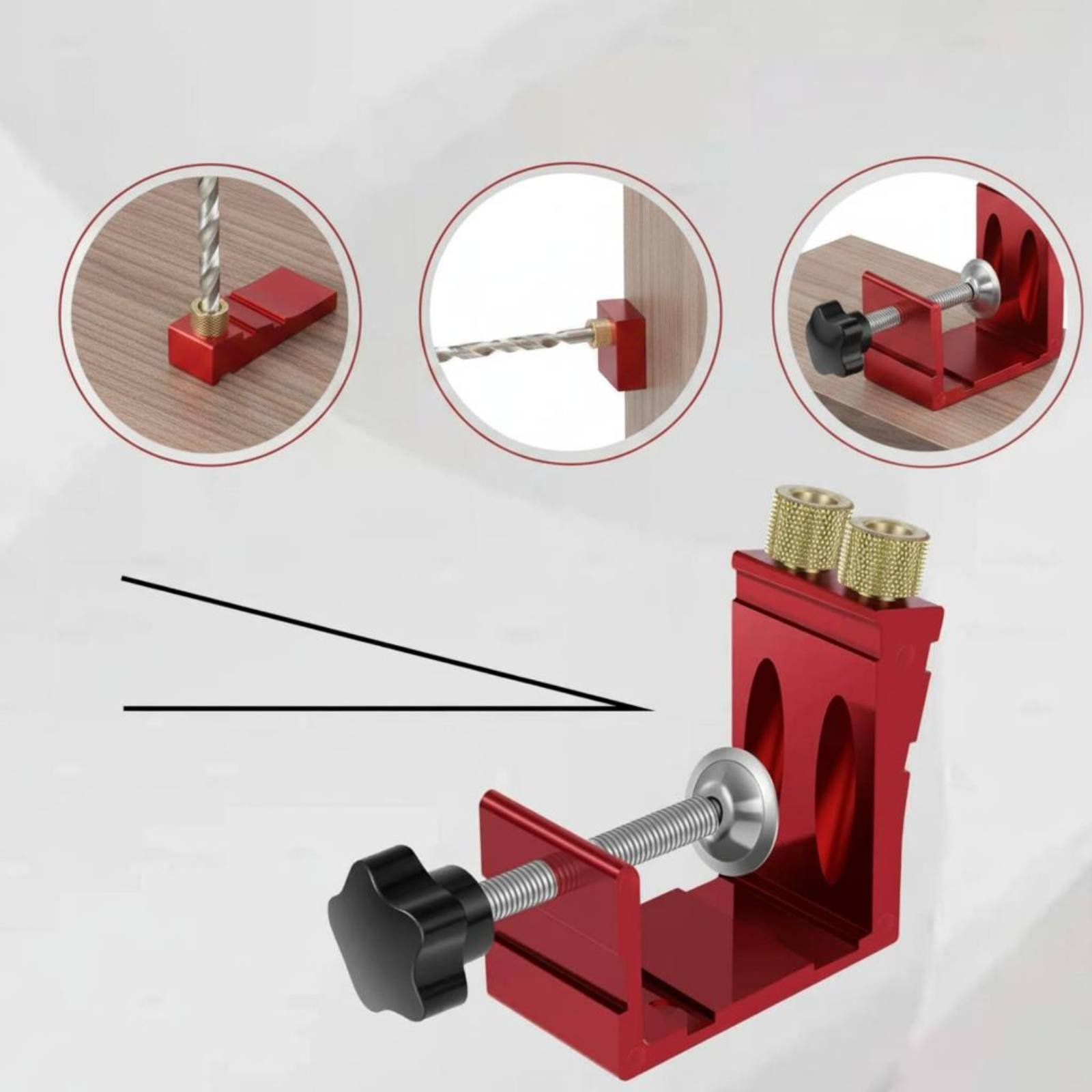 15 Degree Angle Drilling Guide - Workshop Joinery Tools recension och pris