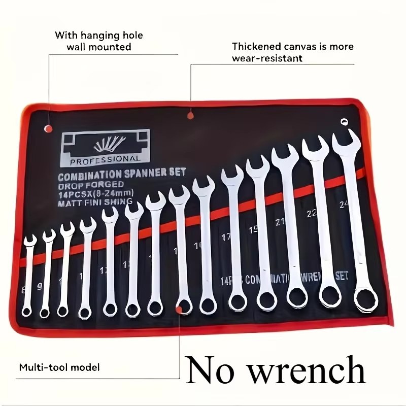 14 pocket double headed wrench - Workshop Tools Organizing recension och pris