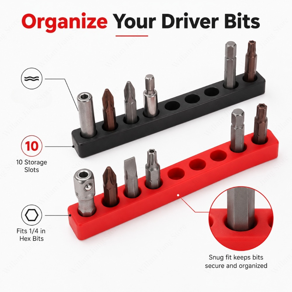 10 Position Bit Organizer Case - Tools At Workshop recension och pris