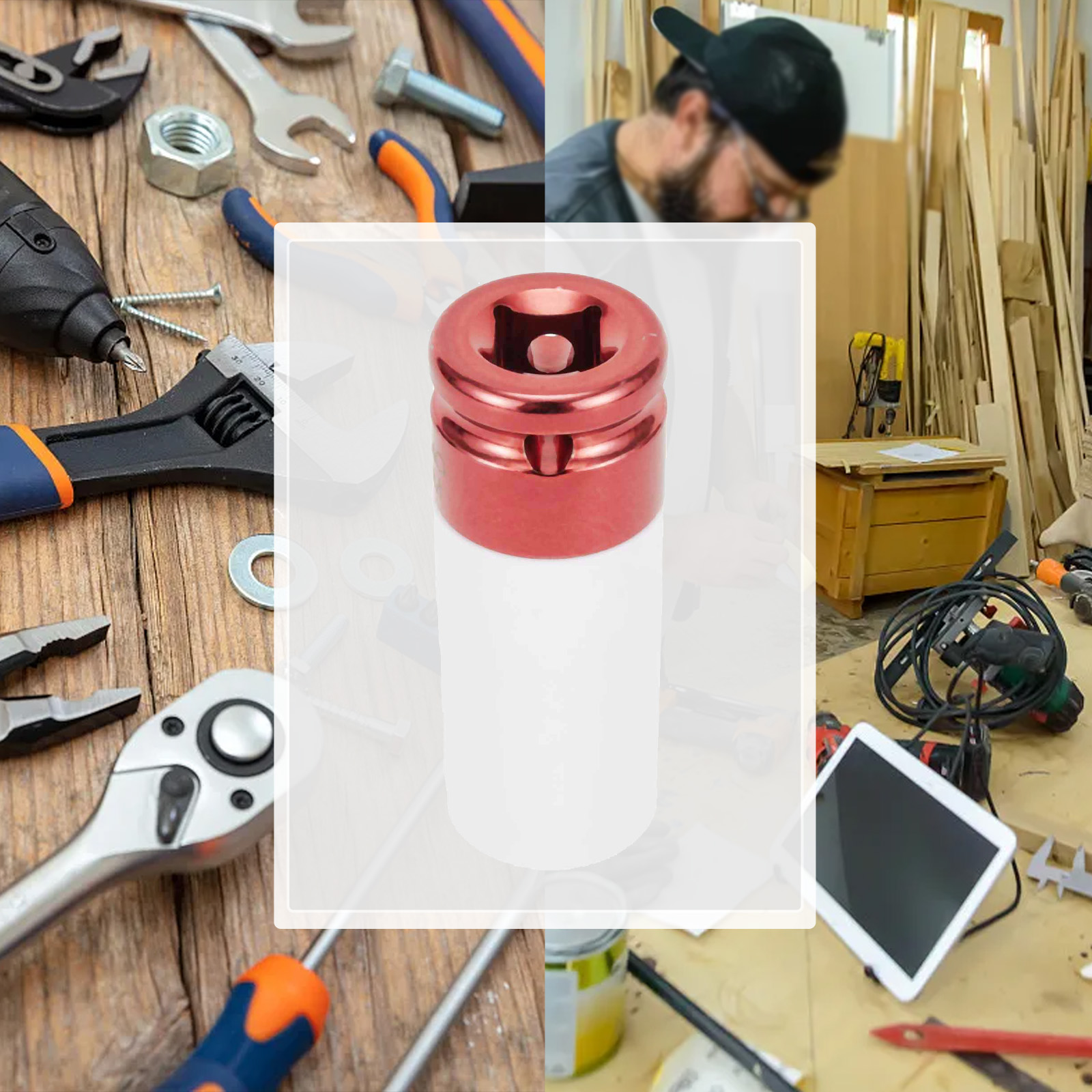 1Pc Metal Socket 17mm 19mm 21m - Workshop Hand Tools And Equipment recension och pris