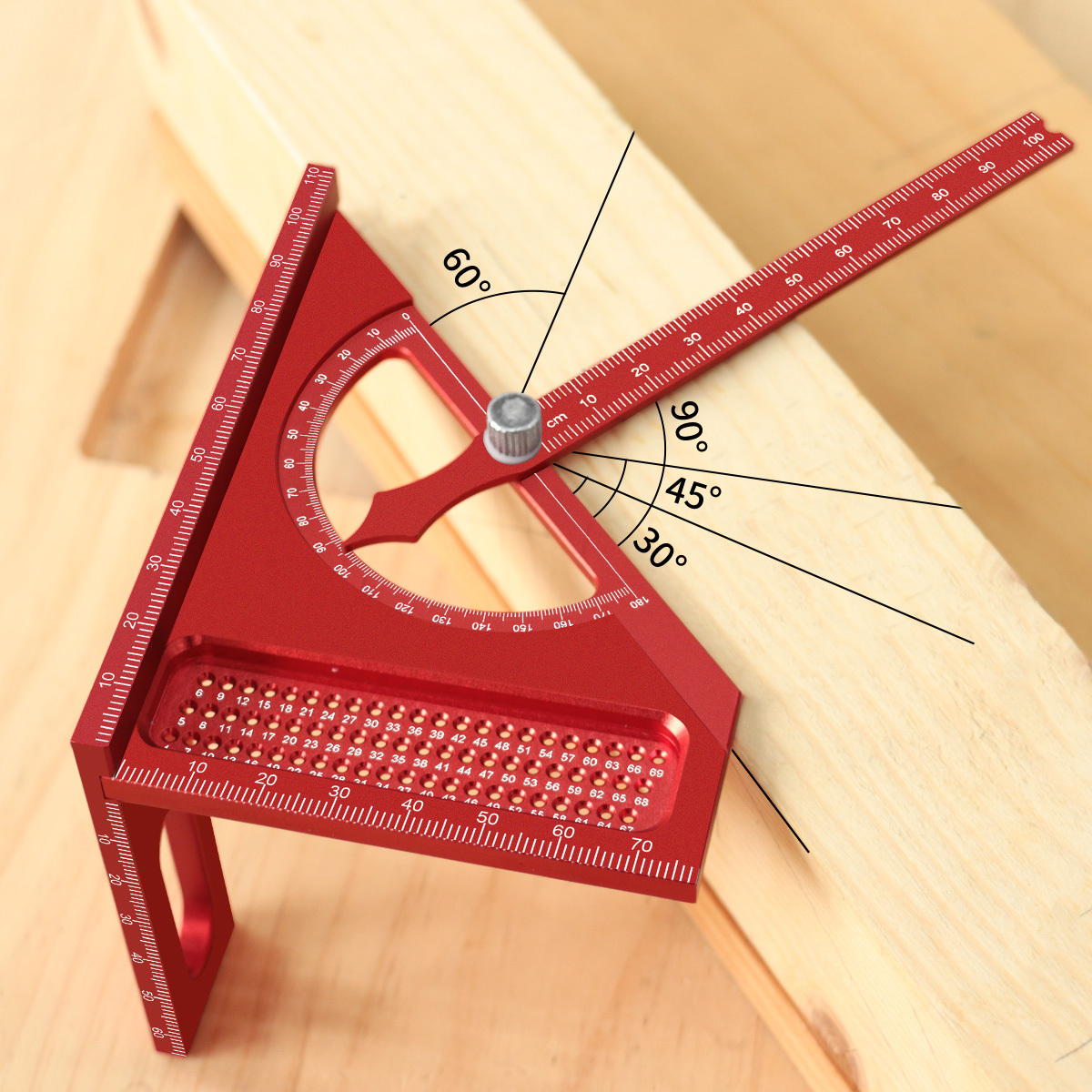 3D Adjustable Carpentry Square - Dovetail Marking Guide recension och pris