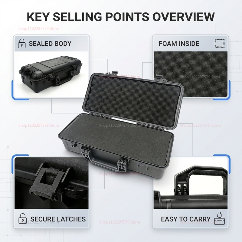 Portable Waterproof Tool Box,  - Workshop Tools Store recension och pris