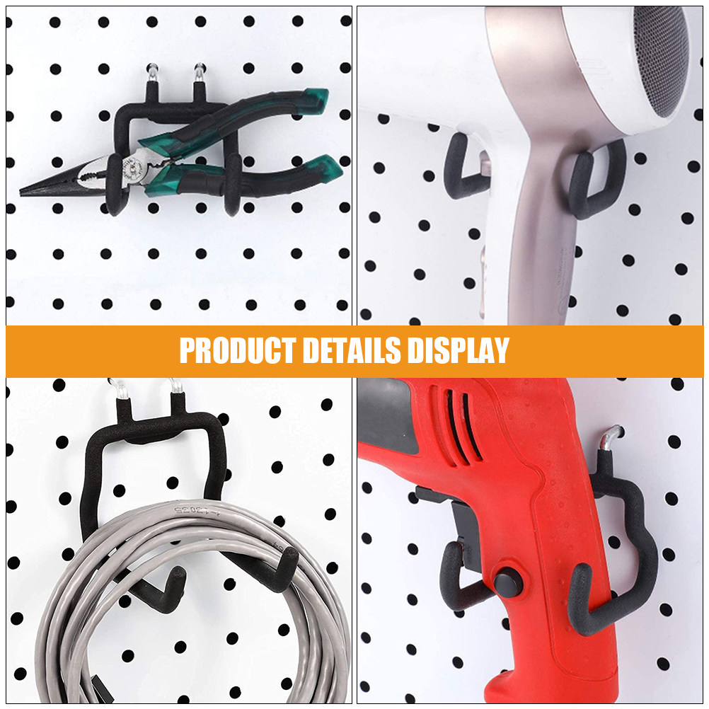 4Pcs Heavy-Duty Steel Rubber P - Workshop Tools Organizer recension och pris
