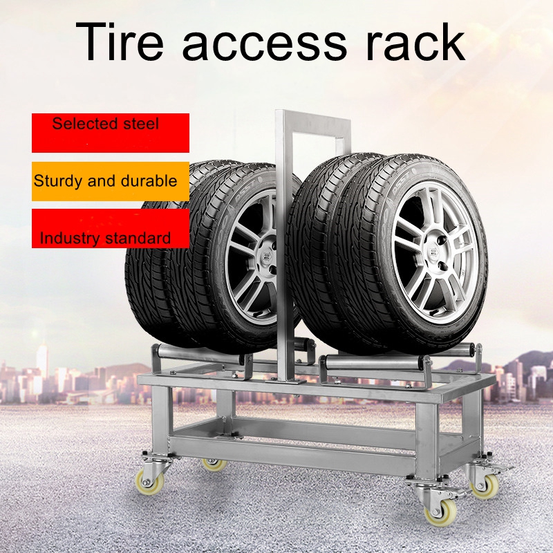 Auto workshop mobile tire rack - Workshop Tools Store recension och pris
