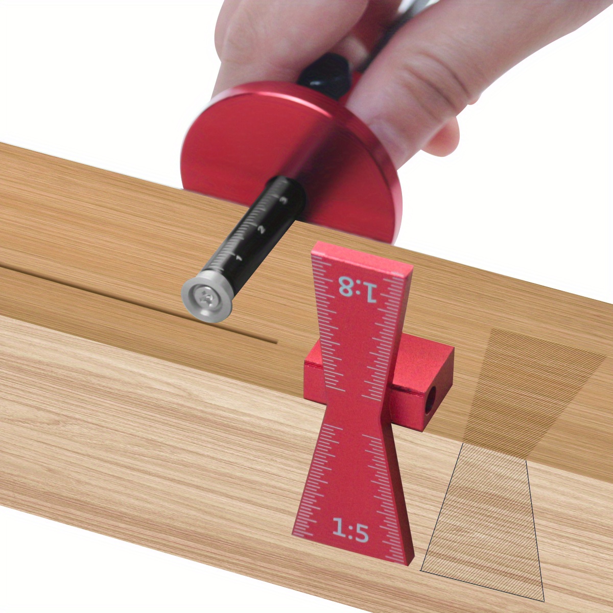 Wheel Marking Gauge Dovetail J - Dovetail Marking Guide recension och pris